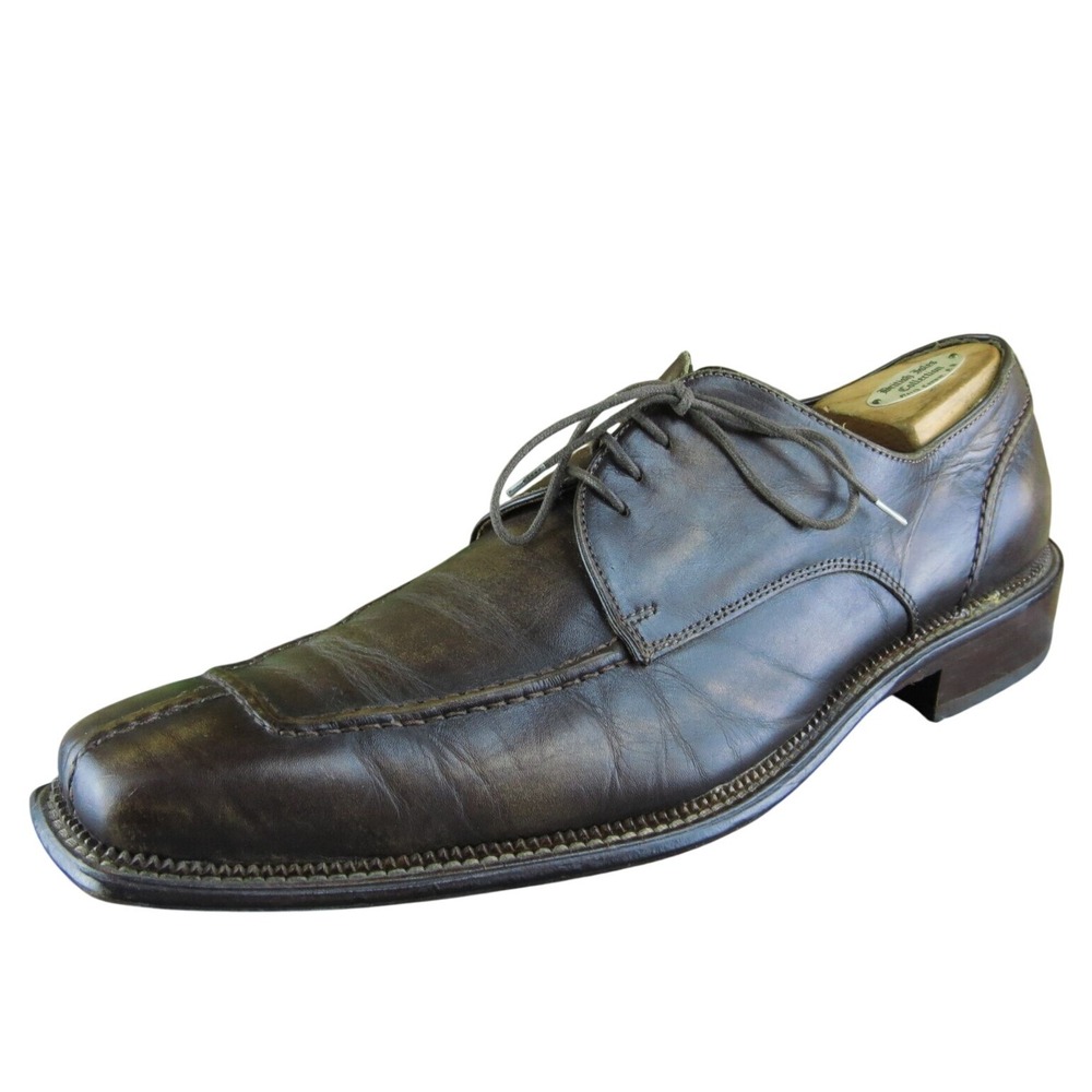 Mercanti Fiorentini  Men Derby‎ Oxfords Shoes Sz 13 Medium Brown Leather Lace Up